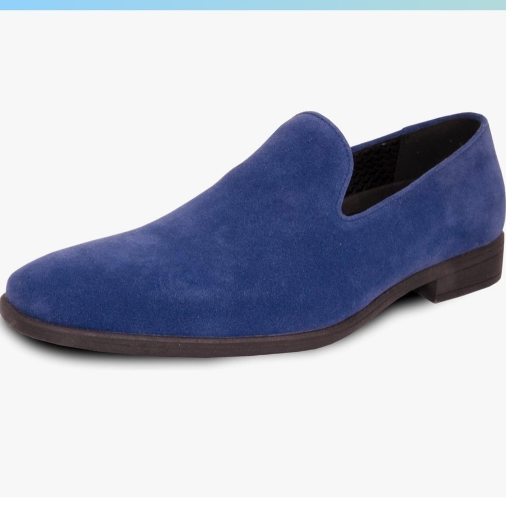 New VANGELO Men Dress Shoe Vallo-3 King-5 Loafer Slip-on  8Wide
